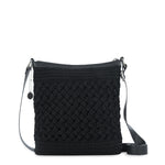 The Sak Lucia Crossbody - Hand Crochet - Black Cozy Weave