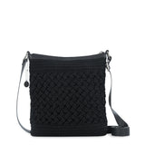 The Sak Lucia Crossbody - Hand Crochet - Black Cozy Weave