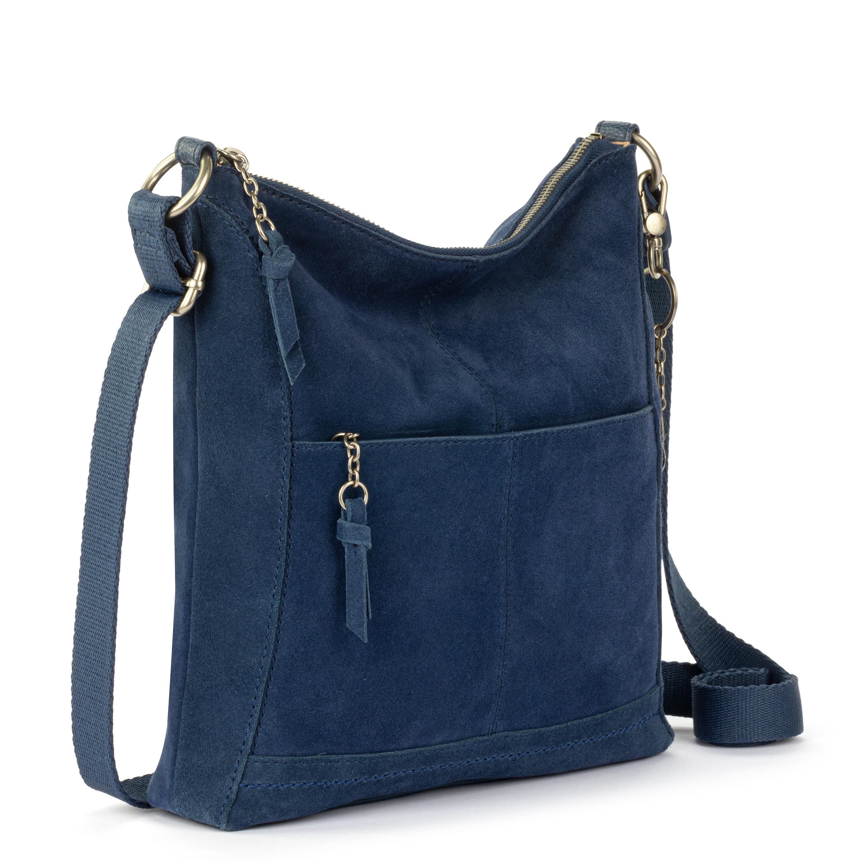 The Sak Lucia Crossbody - Leather - Indigo Suede