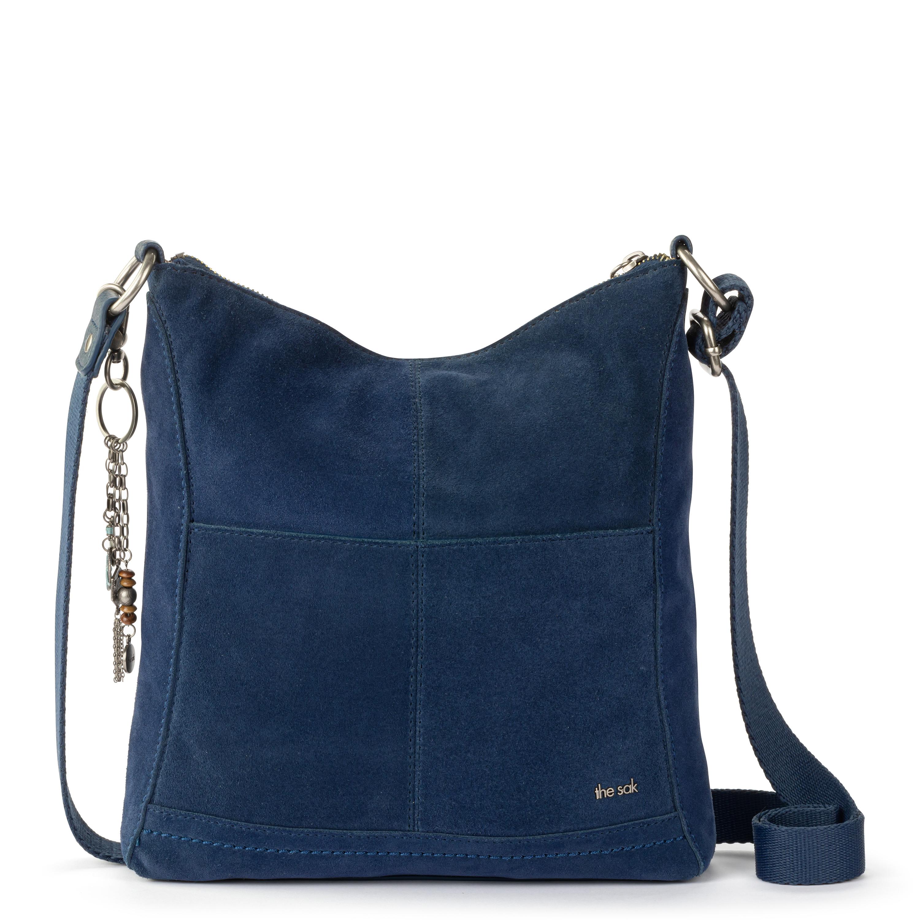 The Sak Lucia Crossbody - Leather - Indigo Suede