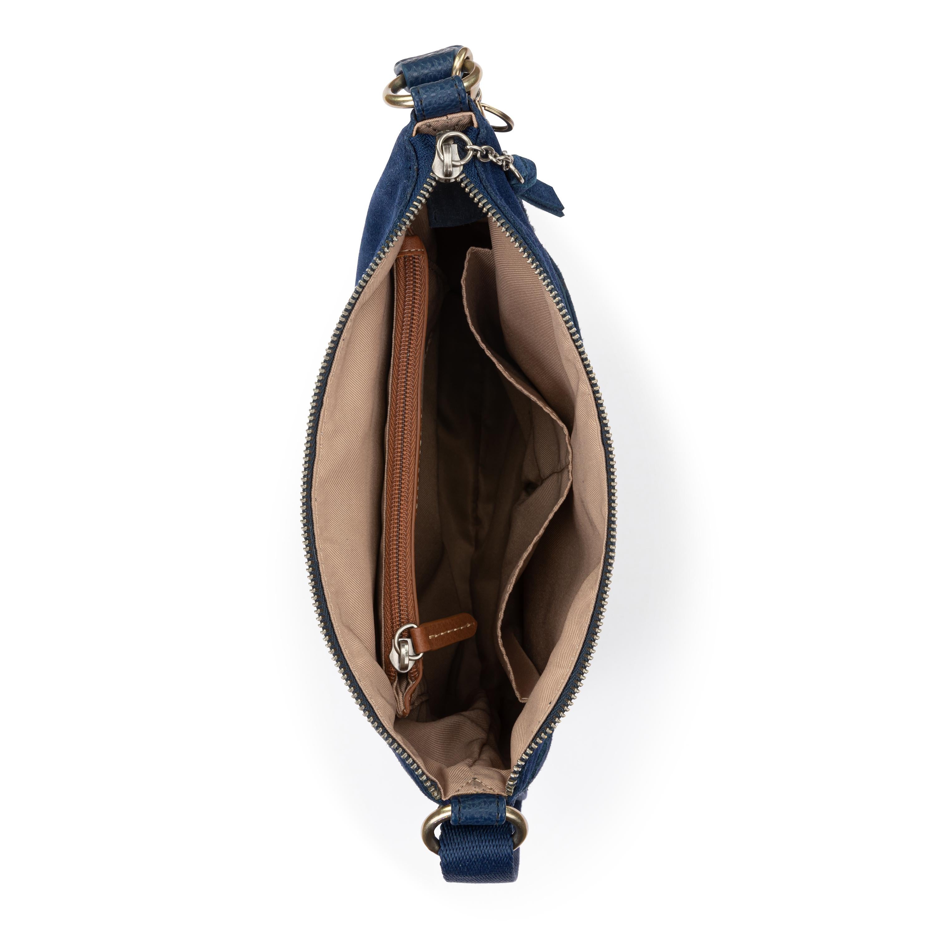 The Sak Lucia Crossbody - Leather - Indigo Suede