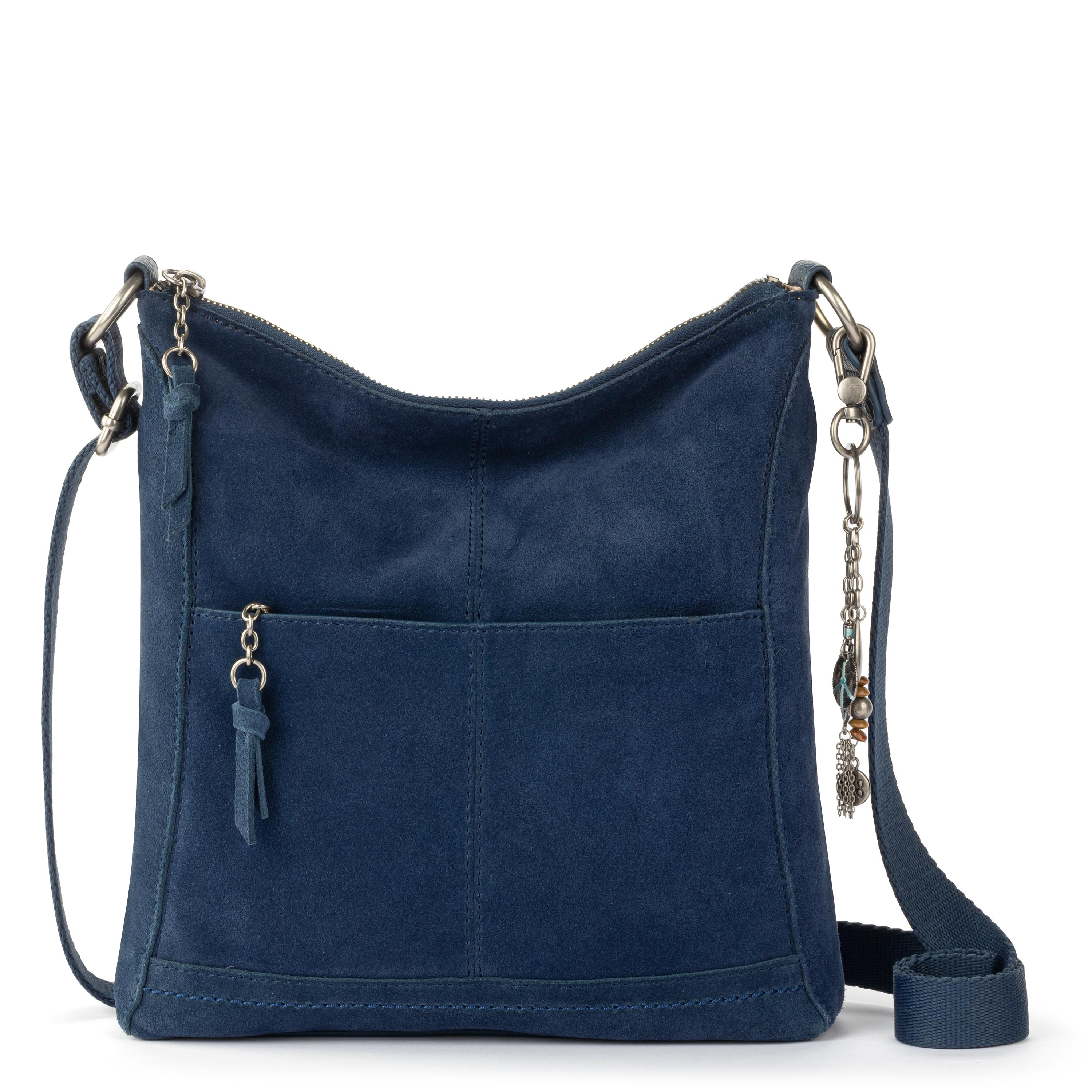 The Sak Lucia Crossbody - Leather - Indigo Suede