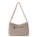 The Sak Lumi Crossbody - Leather - Sand Suede Blanket Stitch