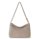 The Sak Lumi Crossbody - Leather - Sand Suede Blanket Stitch