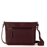 The Sak Melrose Crossbody - Leather - Black Cherry