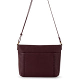The Sak Melrose Crossbody - Leather - Black Cherry