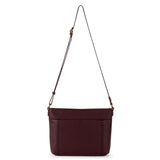 The Sak Melrose Crossbody - Leather - Black Cherry