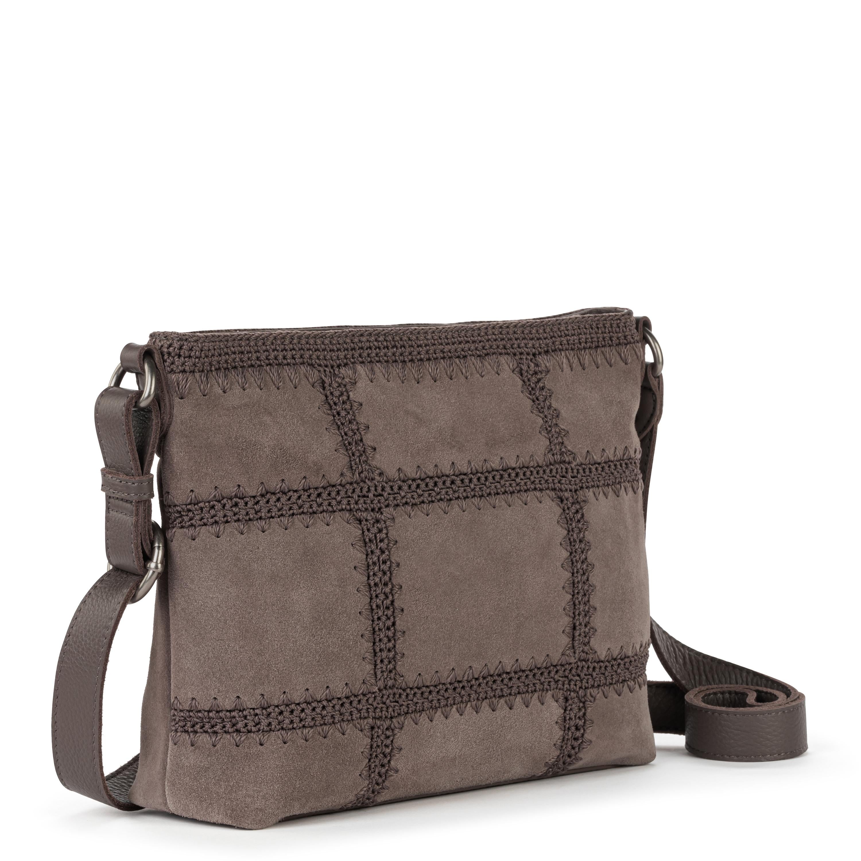 The Sak Melrose Crossbody - Leather - Mushroom Suede Patch