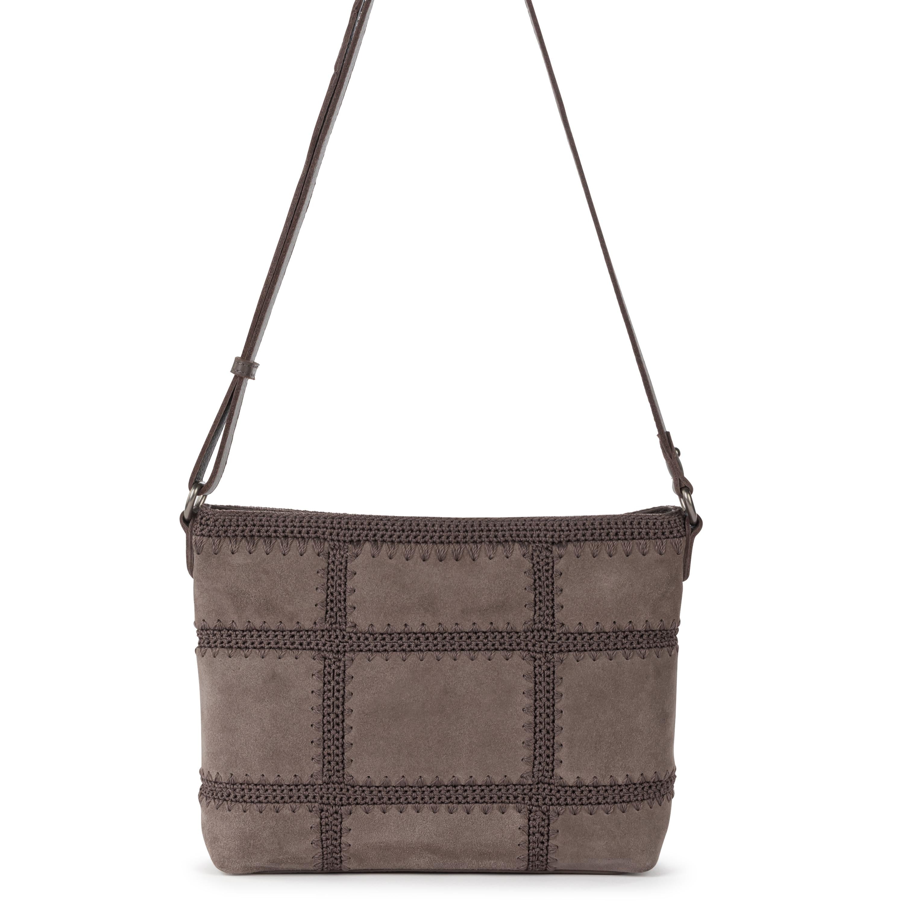 The Sak Melrose Crossbody - Leather - Mushroom Suede Patch
