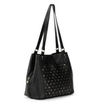 The Sak Melrose Satchel - Leather - Black Silver Stud