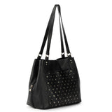 The Sak Melrose Satchel - Leather - Black Silver Stud