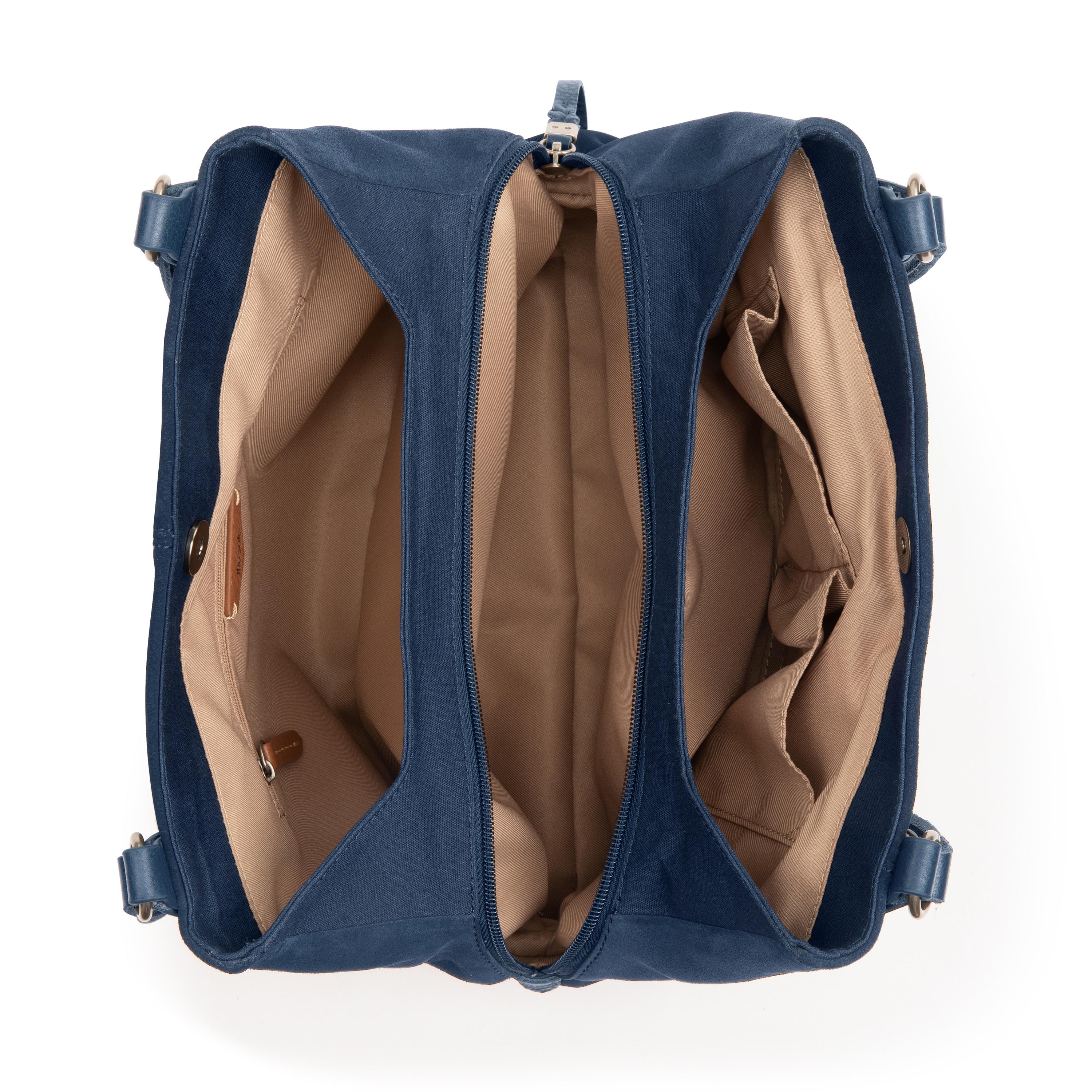 The Sak Melrose Satchel - Leather - Indigo Suede