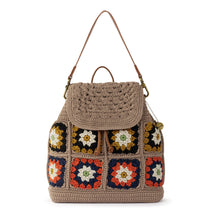 The Sak Sayulita Backpack - Hand Crochet - Sand Neutral Patch