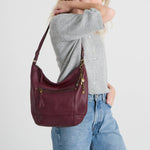 The Sak Sequoia Hobo - Leather - Black Cherry