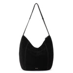 The Sak Sequoia Hobo - Leather - Black Suede Terra Stitch