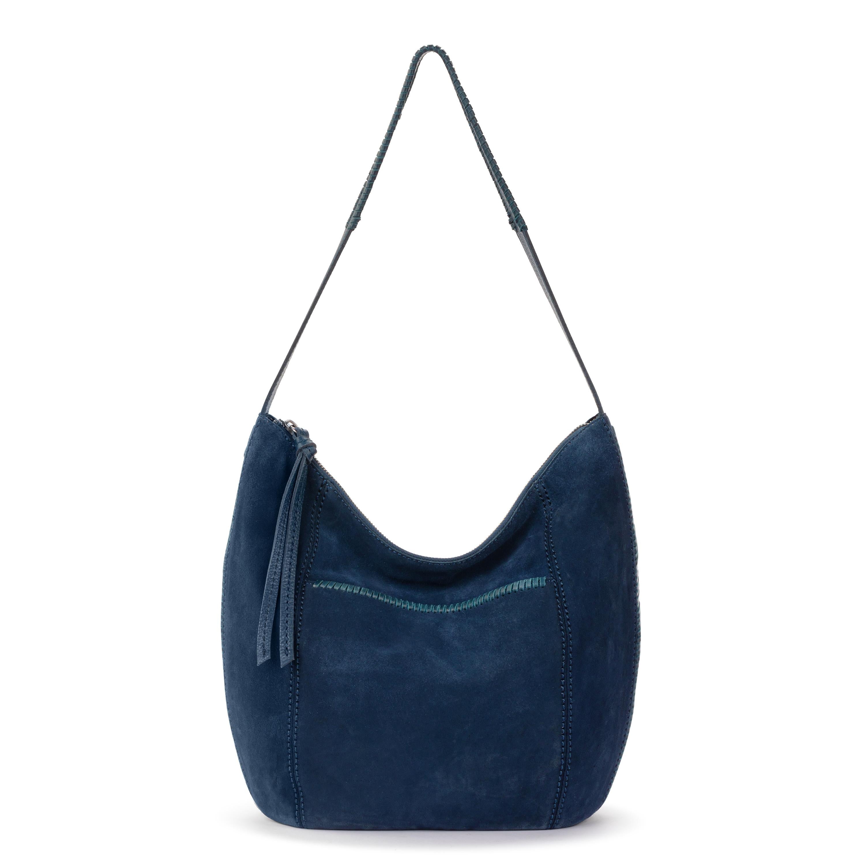 The Sak Sequoia Hobo - Leather - Indigo Suede Terra Stitch