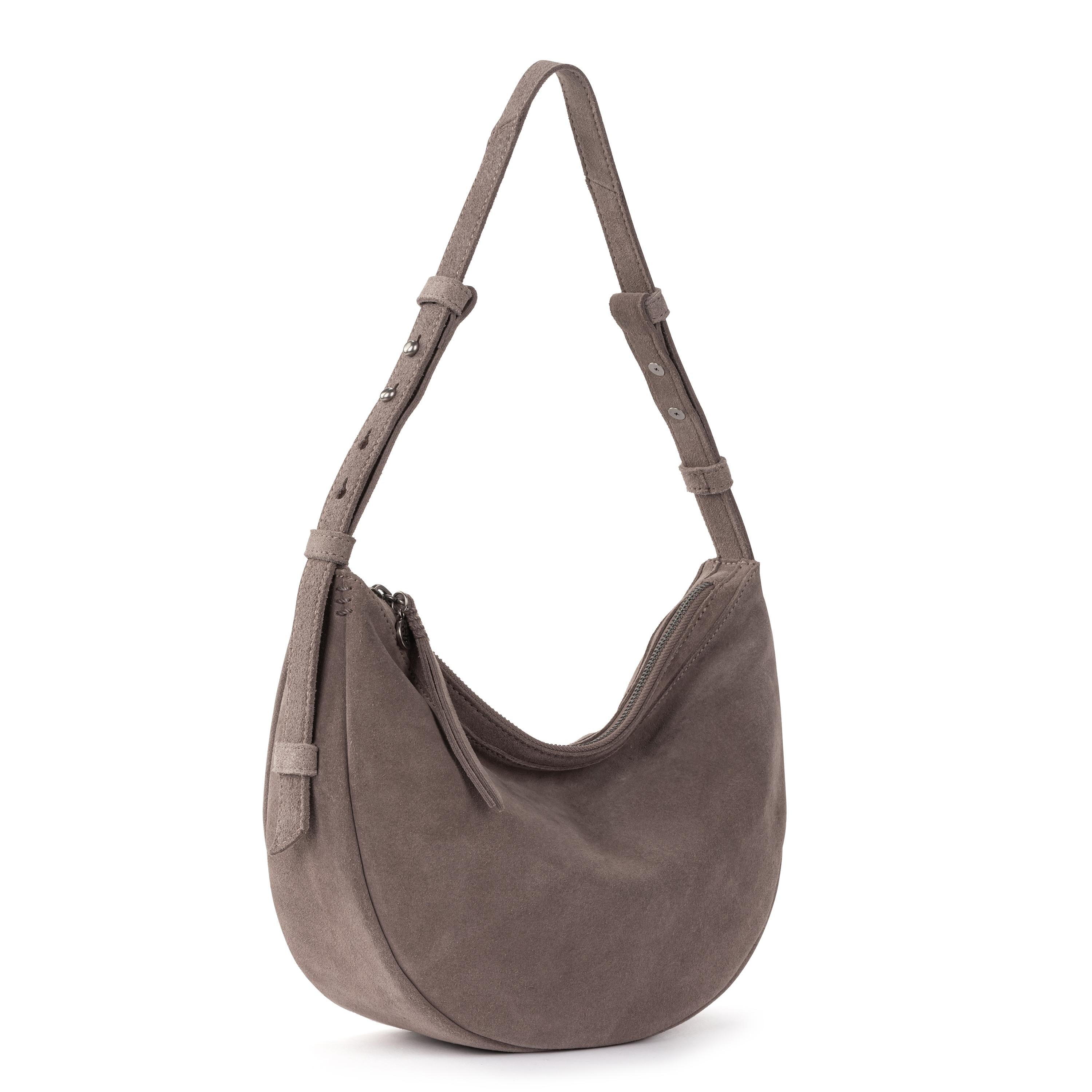 The Sak Tess Shoulder Bag - Leather - Mushroom Suede