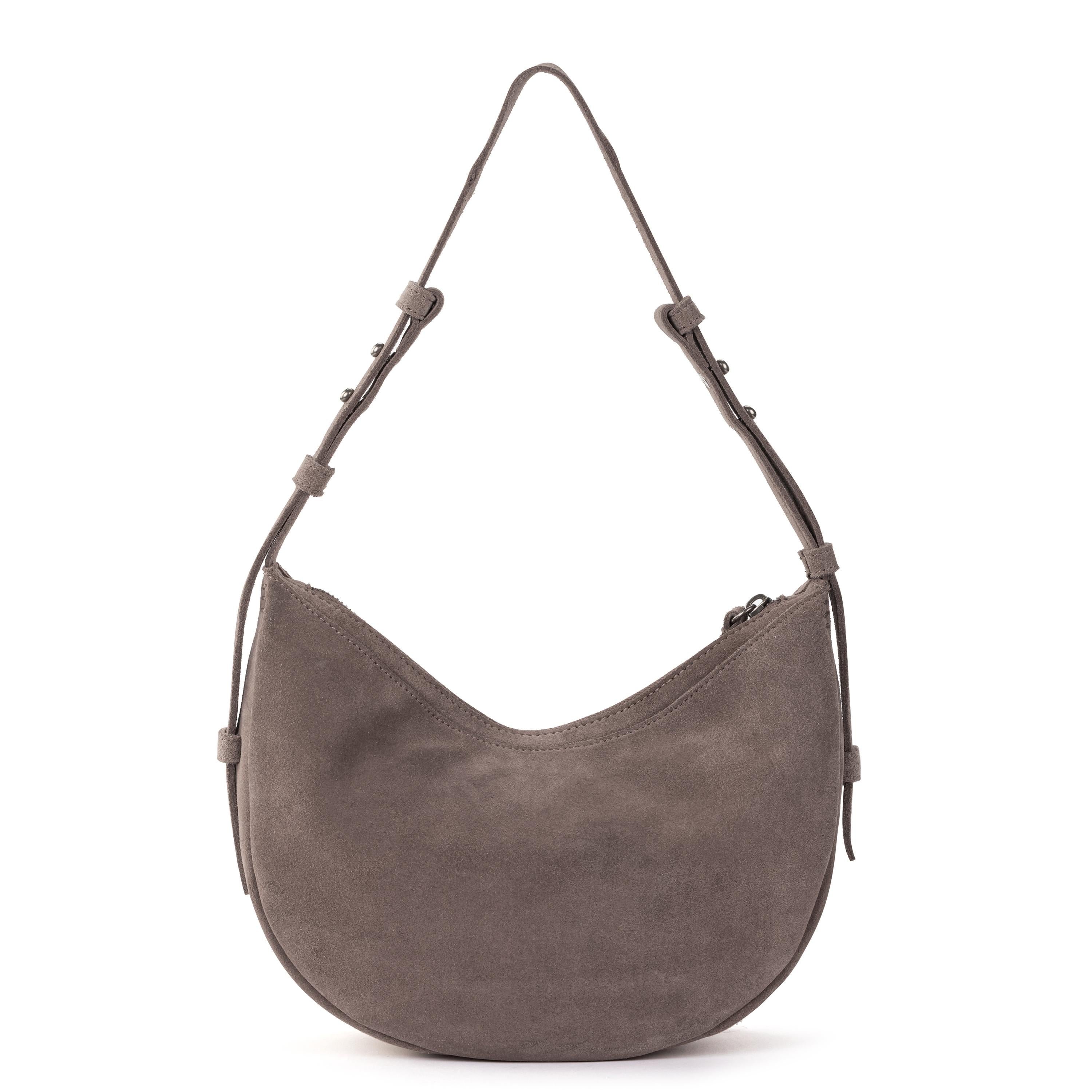 The Sak Tess Shoulder Bag - Leather - Mushroom Suede