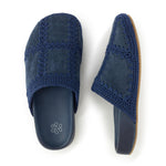 The Sak Bolinas Clog - Leather - Indigo Suede Patch