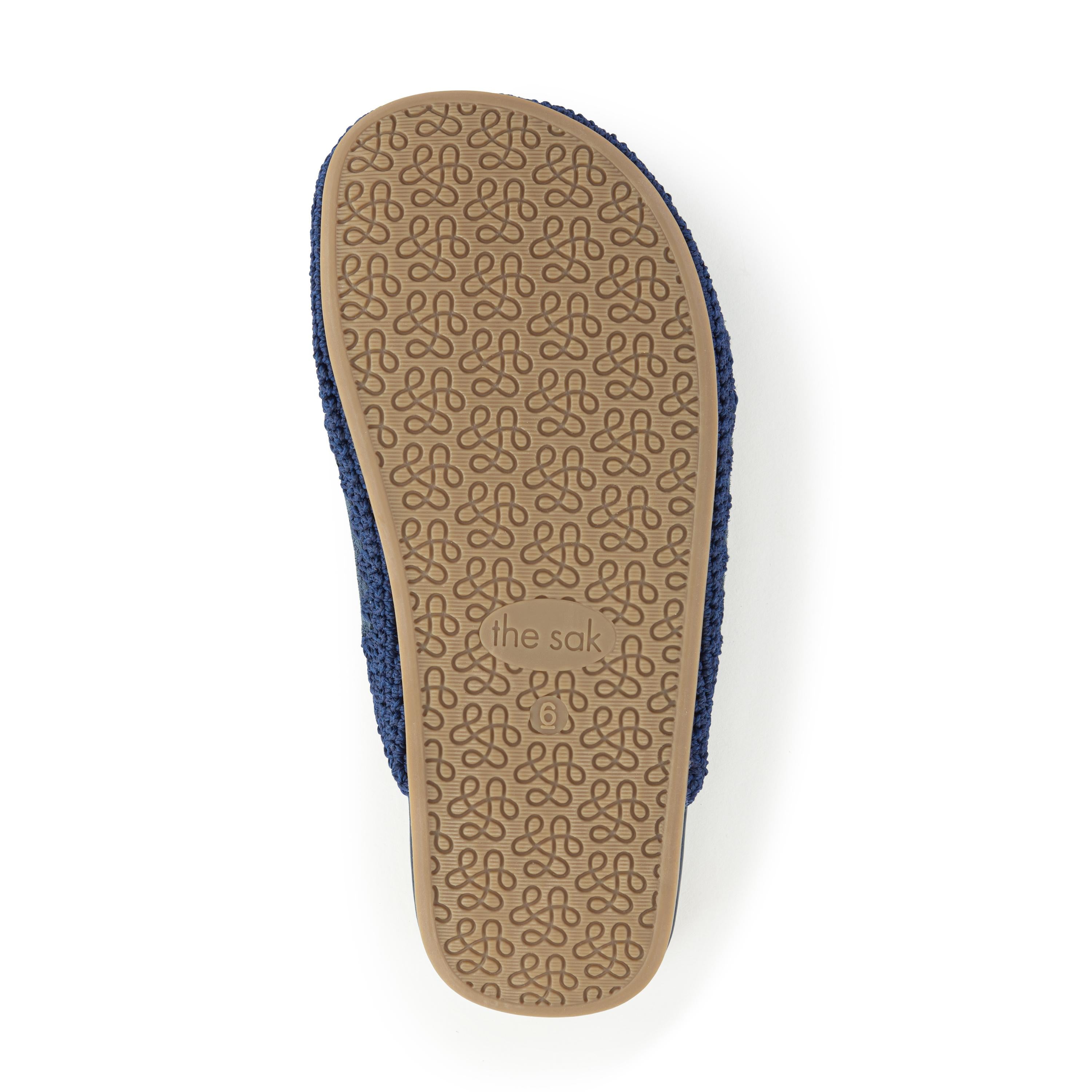 The Sak Bolinas Clog - Leather - Indigo Suede Patch