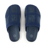 The Sak Bolinas Clog - Leather - Indigo Suede Patch