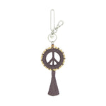 The Sak Yarnicharmz Dangle - Hand Crochet - Mushroom Tonal Peace