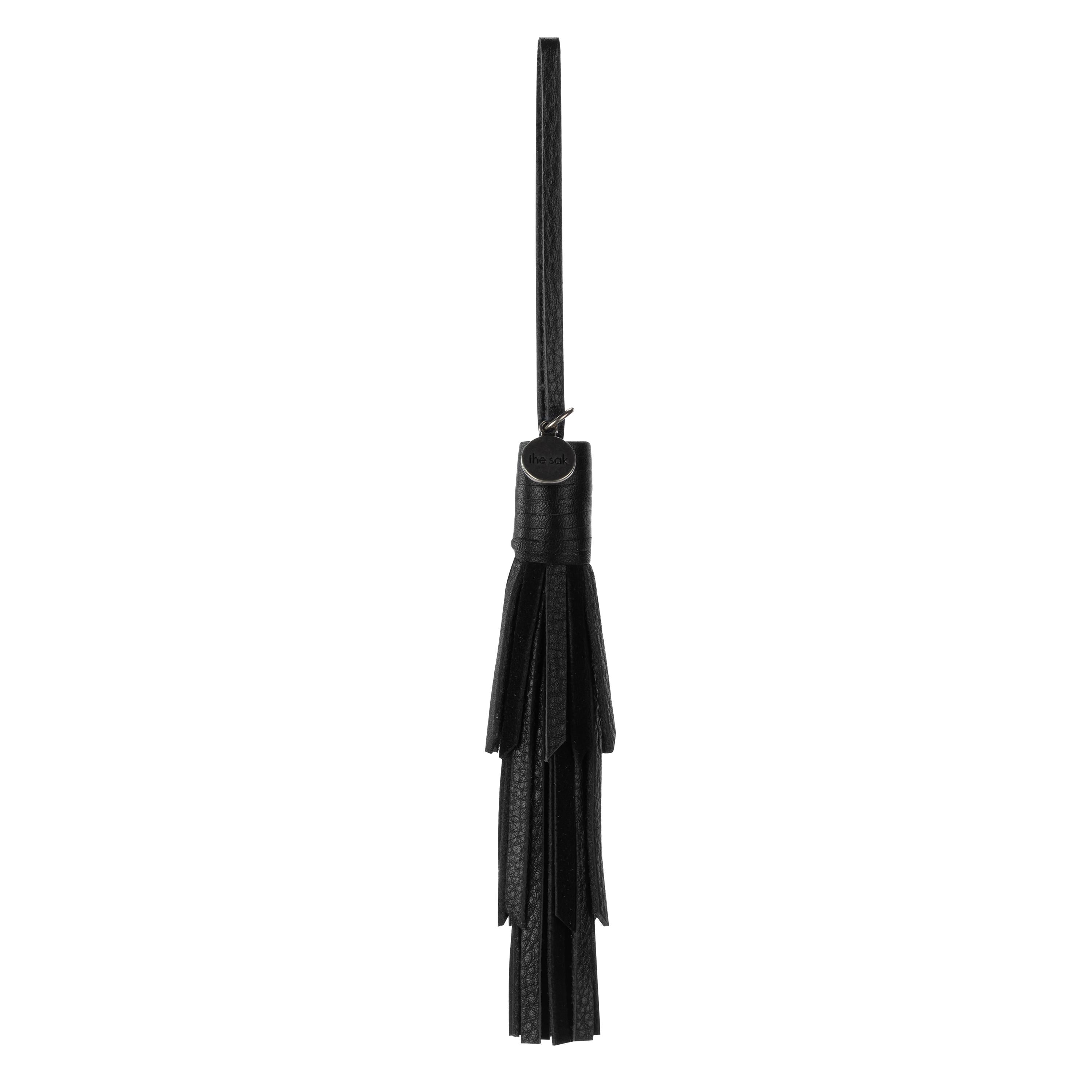 The Sak Cypress Tassel Dangle - Leather - Black