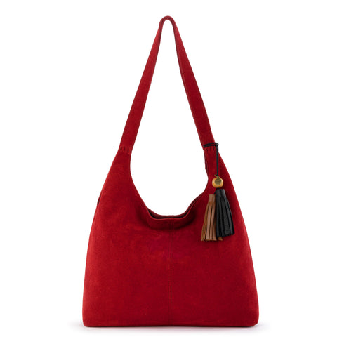 The Sak Huntley Hobo - Leather - Scarlet Suede