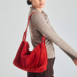 The Sak Los Feliz Hobo - Leather - Scarlet Suede