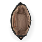 The Sak Los Feliz Large Tote - Leather - Black Suede Blanket Stitch