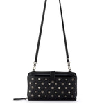 The Sak Iris Smartphone Wallet - Leather - Black Silver Stud