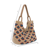 The Sak Los Feliz Large Tote - Hand Crochet - Bamboo Mermaid