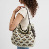 The Sak Los Feliz Large Tote - Hand Crochet - Natural Mermaid