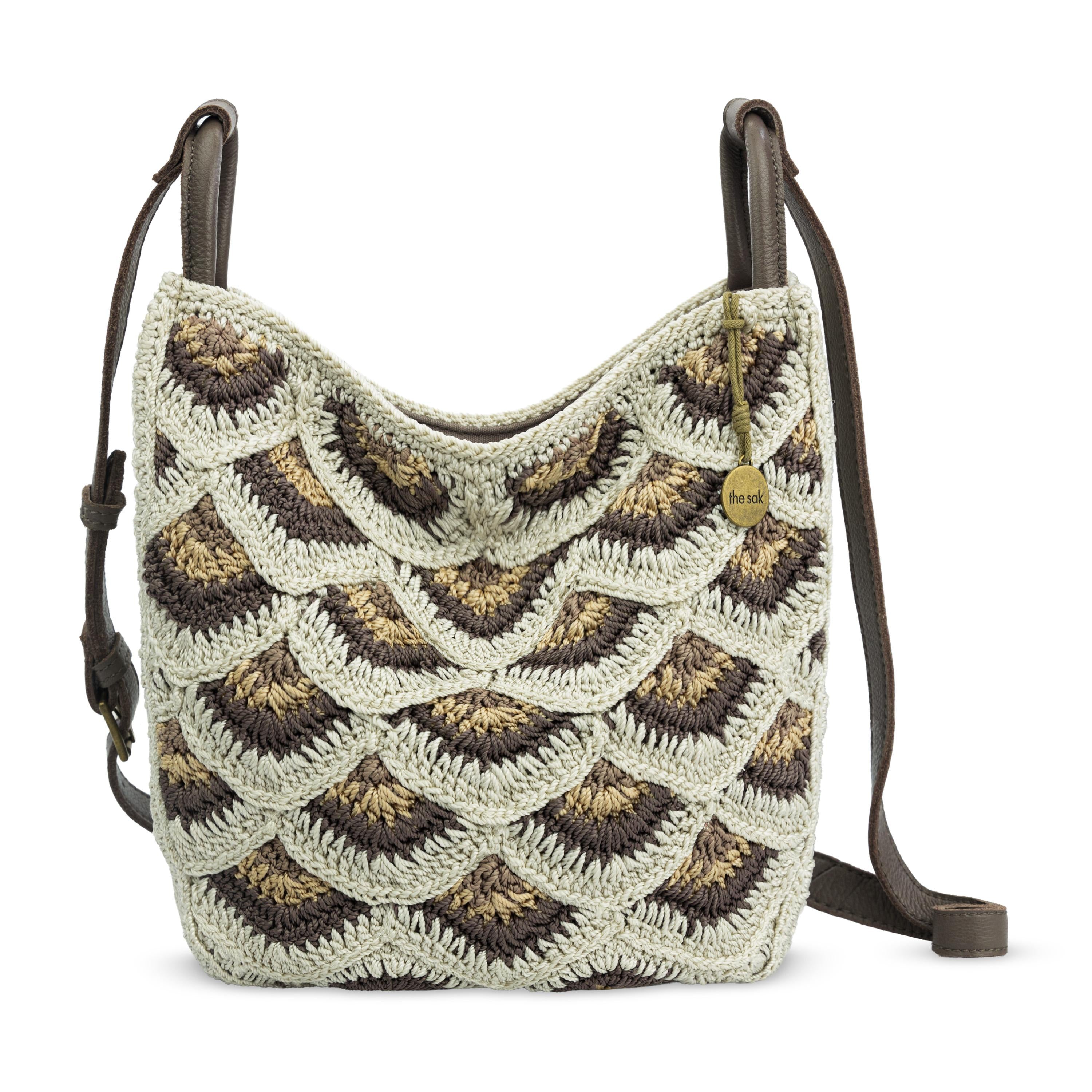 The Sak Los Feliz Crossbody - Hand Crochet - Natural Mermaid