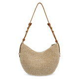 The Sak Tess Shoulder Bag - Hand Crochet - Bamboo Static