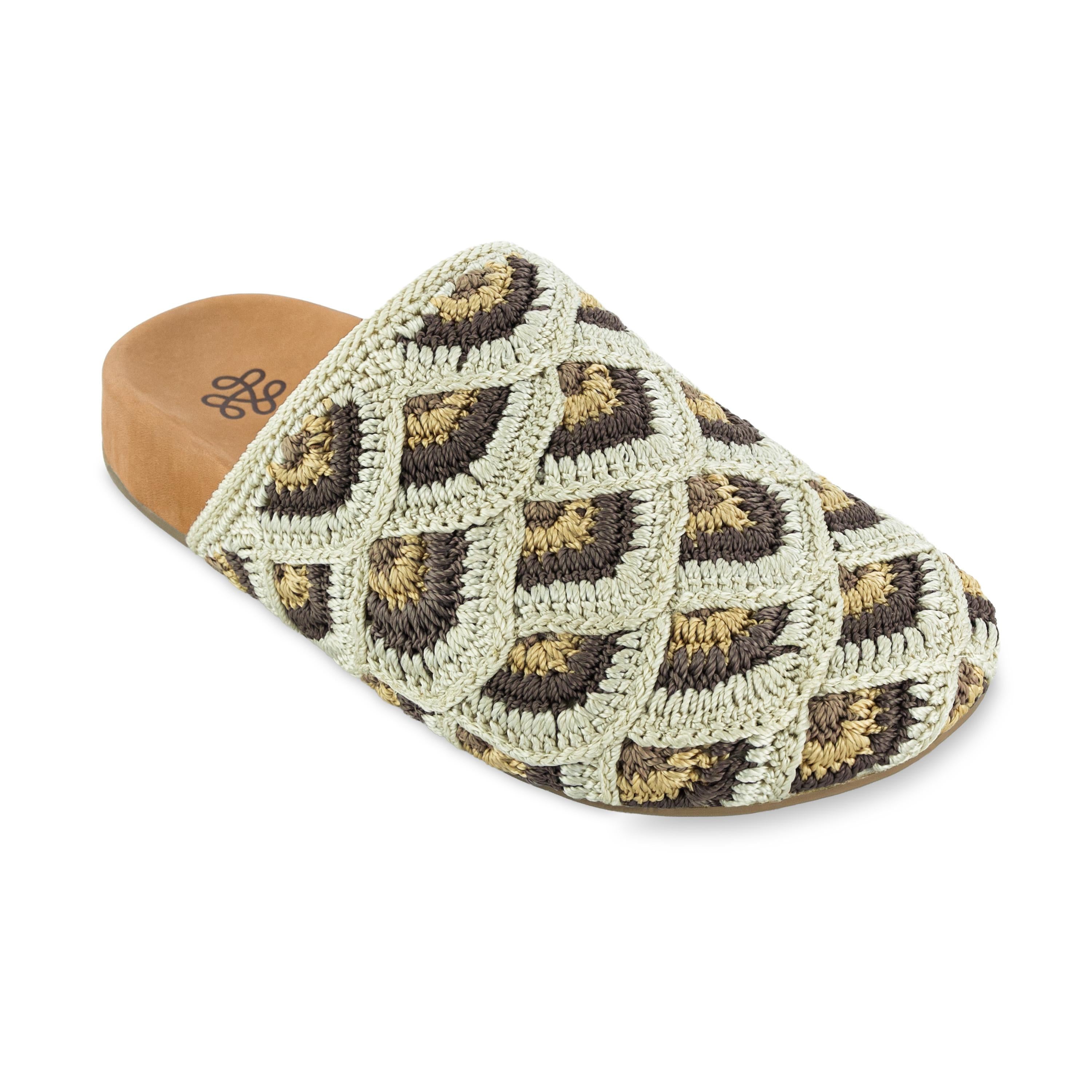 The Sak Bolinas Clog - Hand Crochet - Natural Mermaid