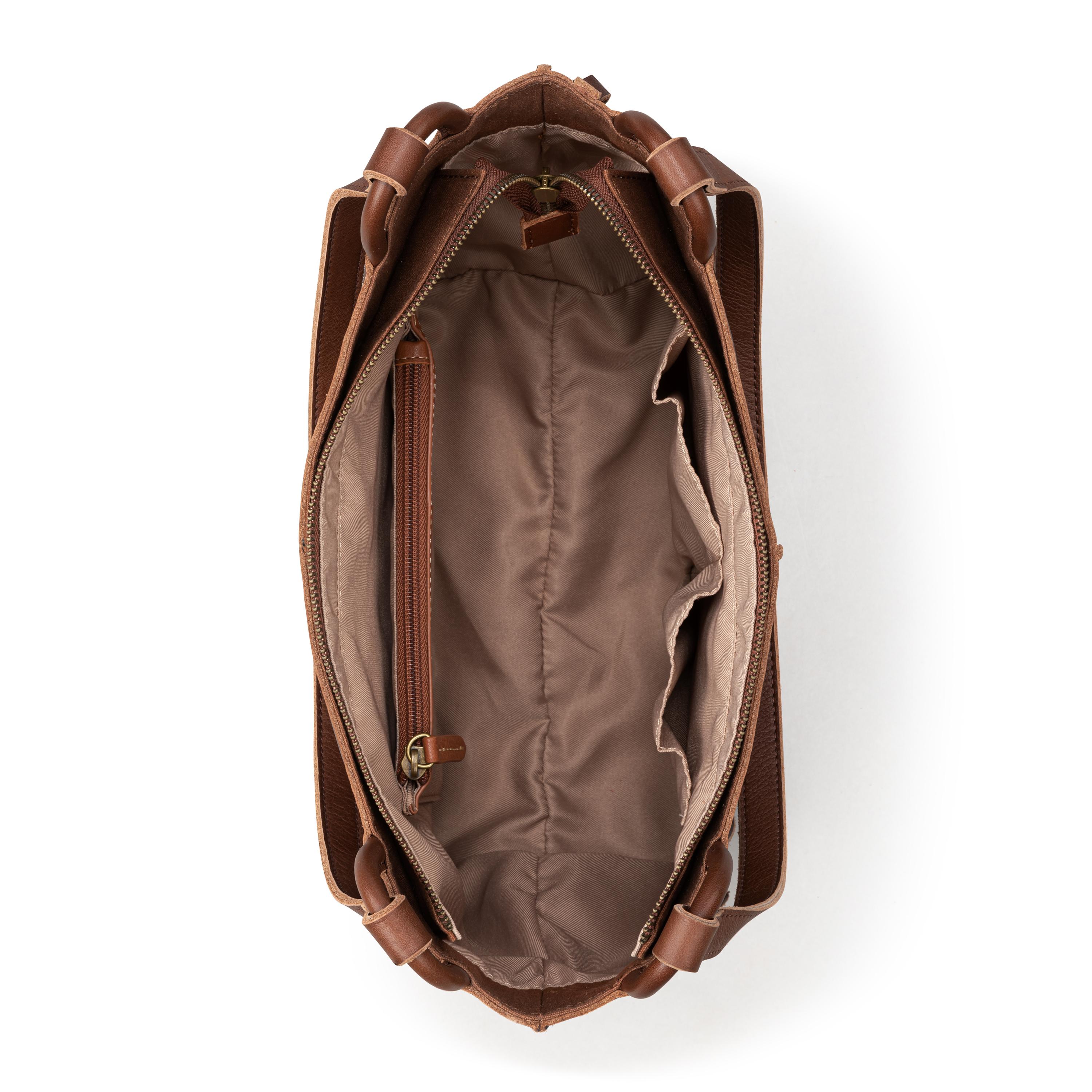 The Sak Los Feliz Shoulder Satchel - Leather - Whiskey