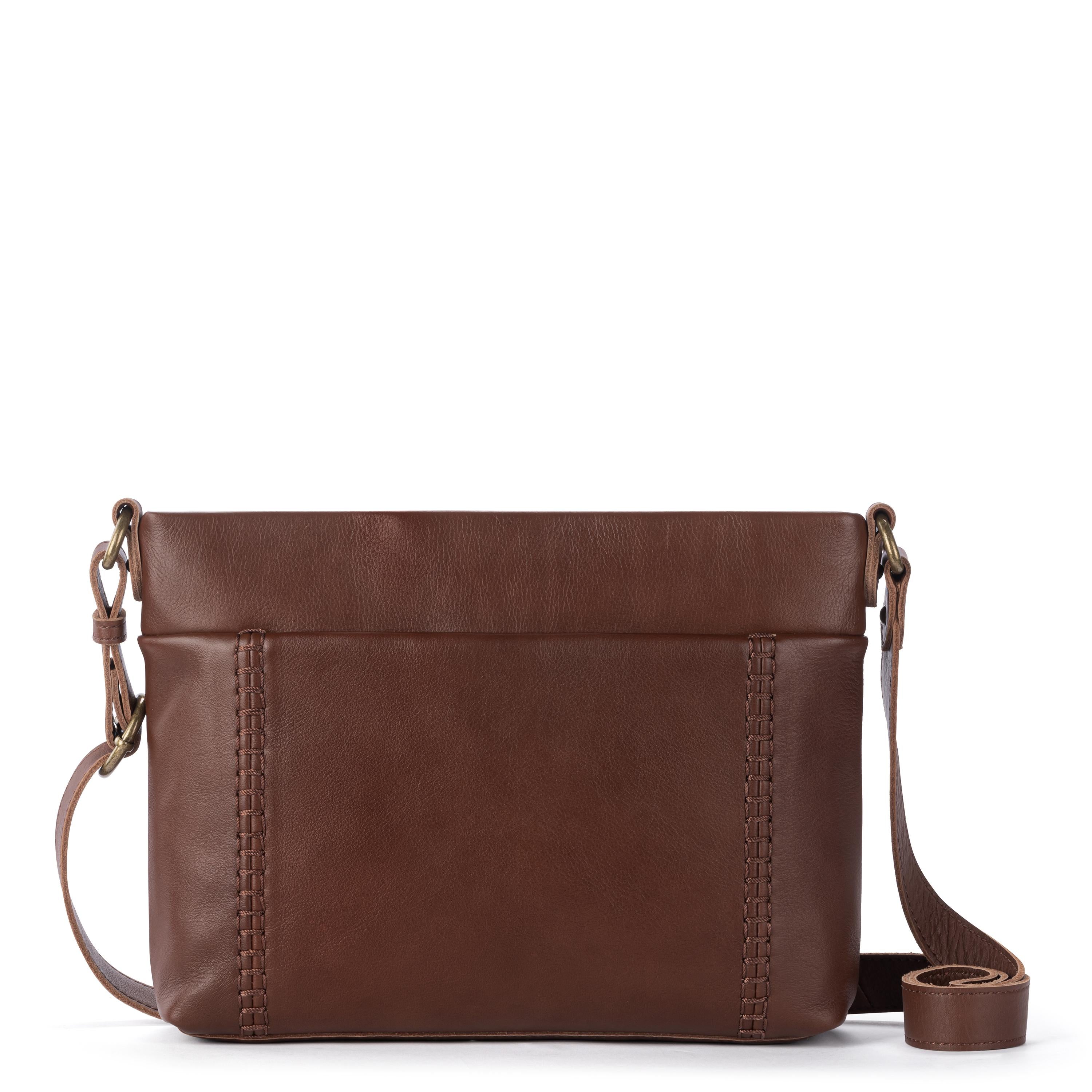 The Sak Melrose Leather Soft Crossbody - Leather - Whiskey