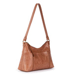 The Sak Melrose Shoulder Bag - Leather - Tobacco Floral Embossed