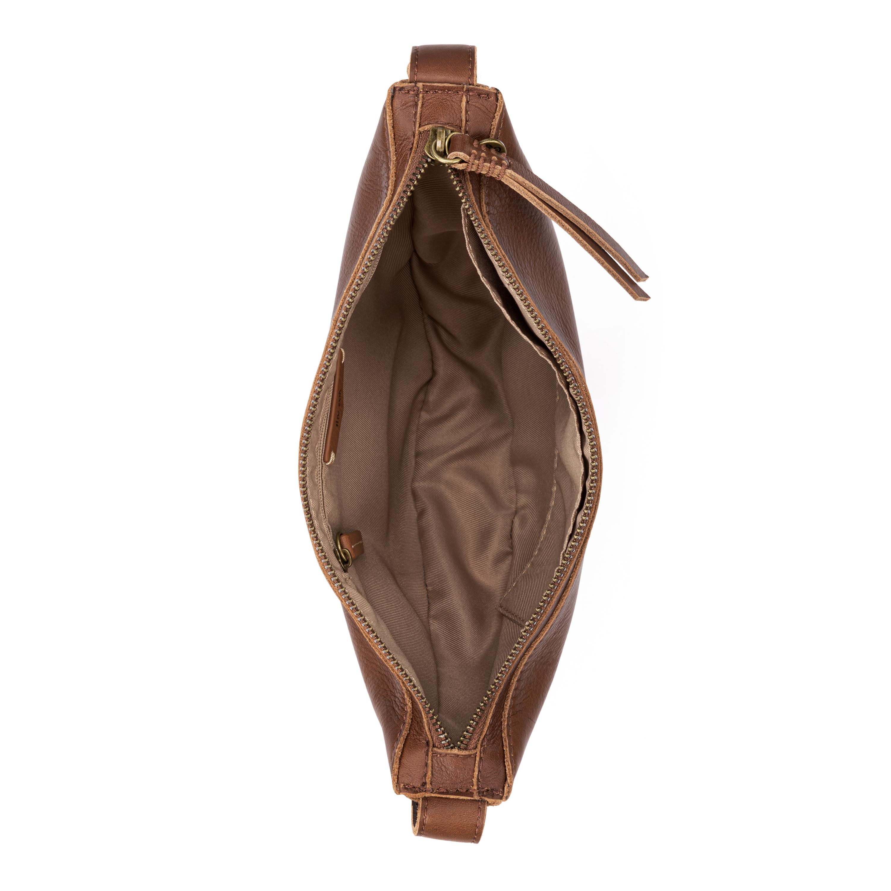 The Sak Tess Crescent Sling - Leather - Whiskey