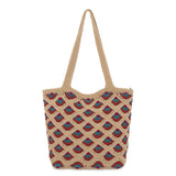 The Sak Sola Carryall Tote - Hand Crochet - Bamboo Mermaid