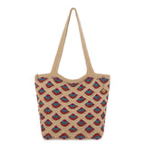 The Sak Sola Carryall Tote - Hand Crochet - Bamboo Mermaid