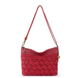 The Sak Lumi Crossbody - Straw - Scarlet Primrose