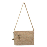 The Sak Marlow Flap Shoulder Bag - Hand Crochet - Bamboo Static