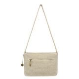 The Sak Marlow Flap Shoulder Bag - Hand Crochet - Ecru
