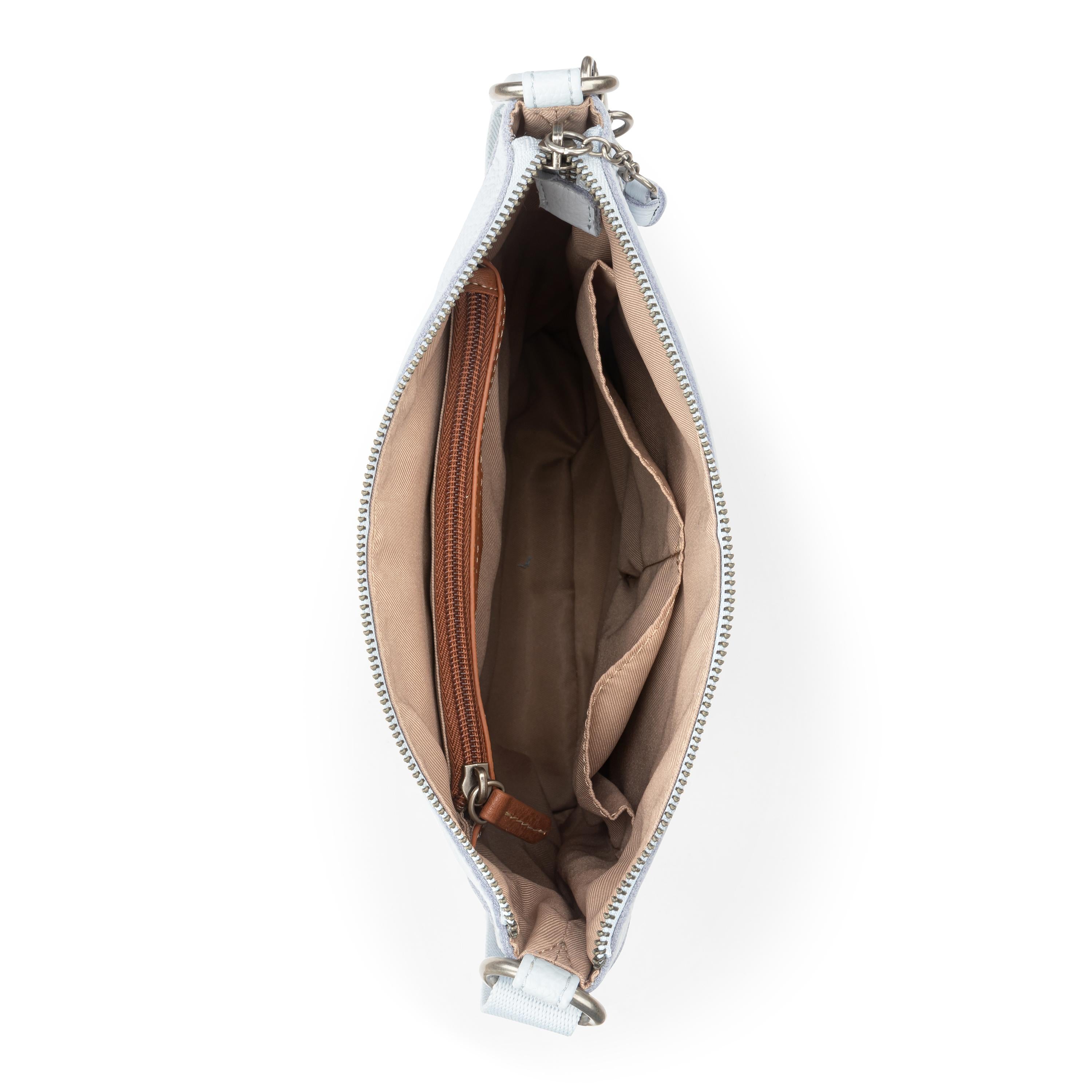 The Sak Lucia Crossbody - Leather - Powder Blue Stitch