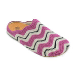 The Sak Bolinas Ripple Clog - Hand Crochet - Fuchsia Ripple