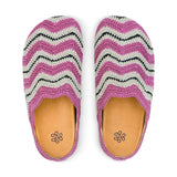 The Sak Bolinas Ripple Clog - Hand Crochet - Fuchsia Ripple