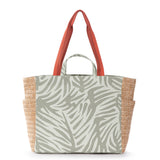 Sakroots Cassia Beach Tote - Canvas - Natural Leaf