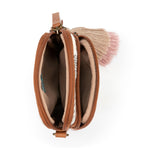 Sakroots Koa Smartphone Crossbody - Straw - Tobacco Batik Woven
